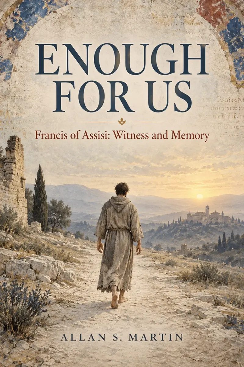 Cover of Enough for Us: Francis of Assisi: Witness and Memory by Allan S. Martin — Amici Books